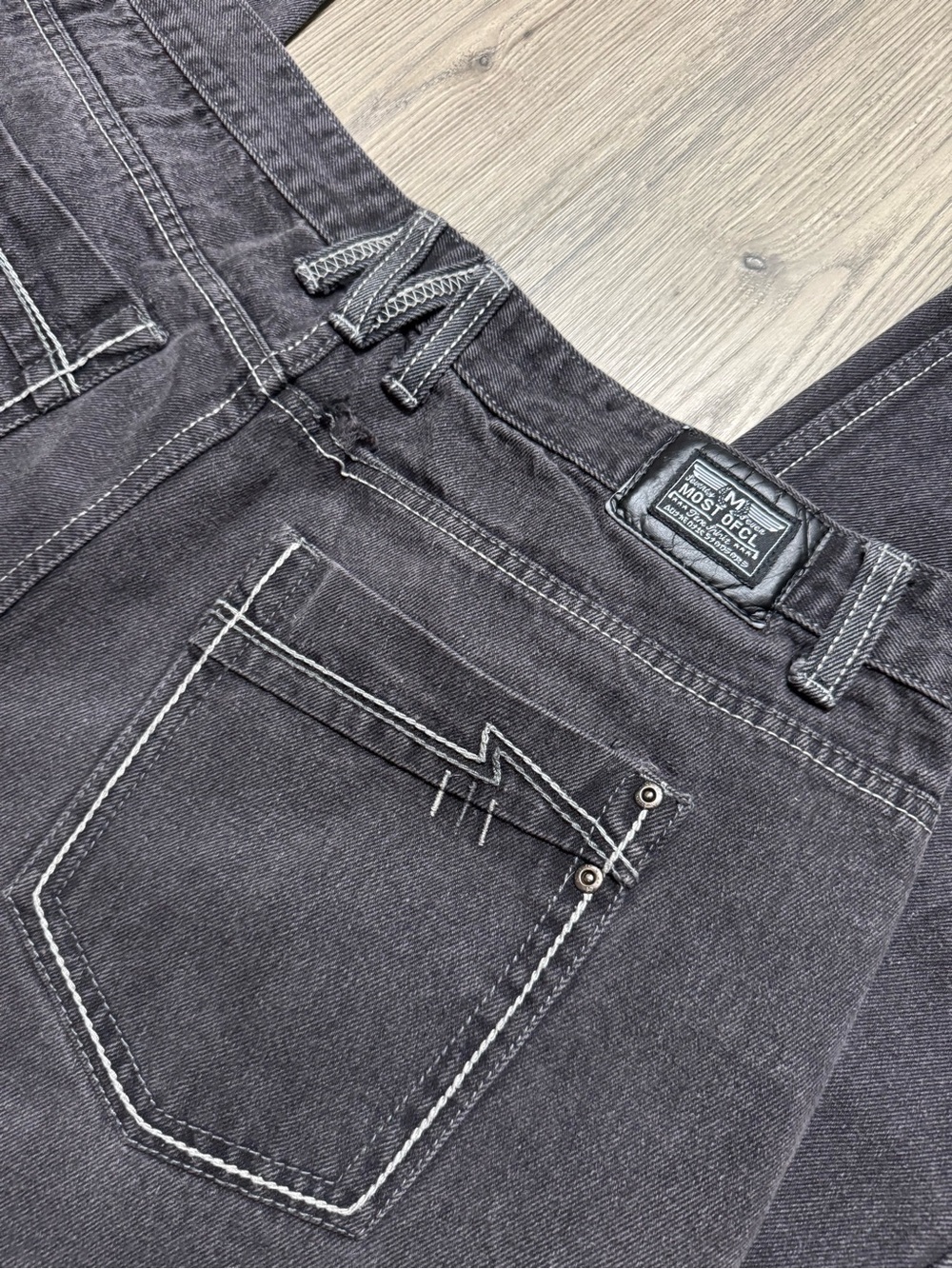 Men's Black Wash Jeans